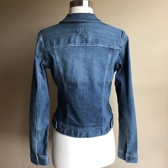 Robyn Stretch Denim Jacket Blue Cove 